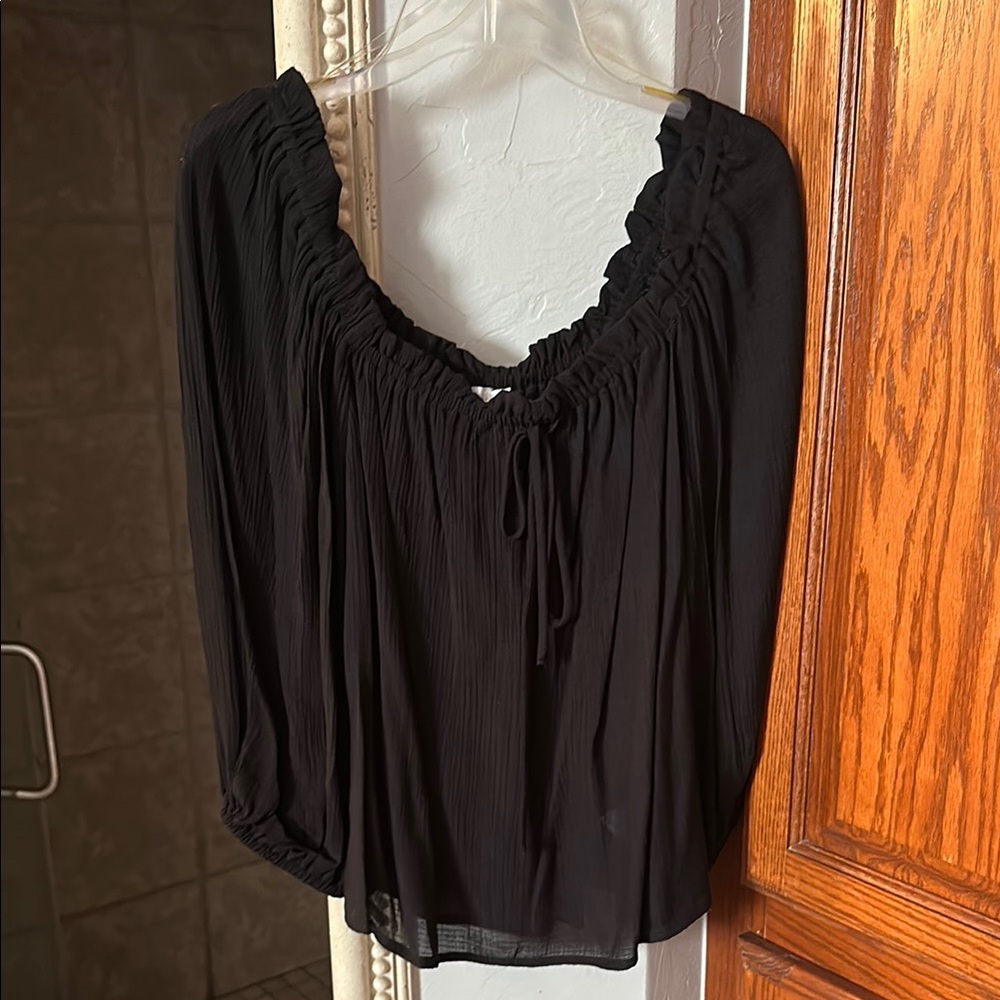 Elegant Black Women's Top
